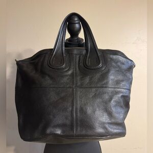 Givenchy Black Leather Tote Bag